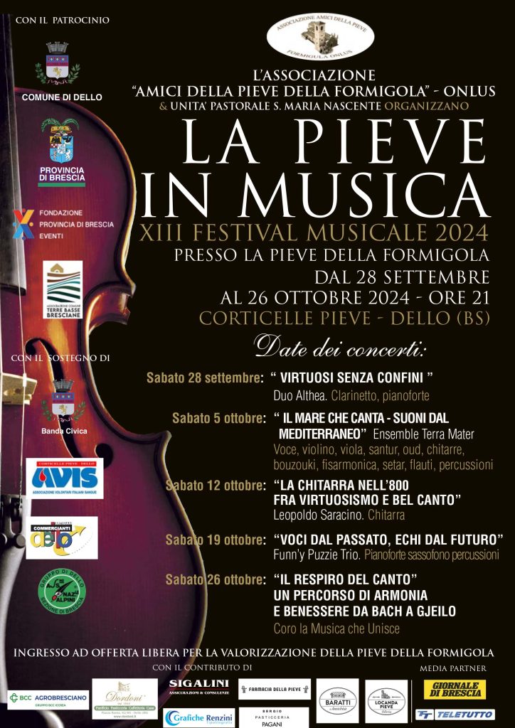 XIII Festival Musicale della Pieve della Formigola